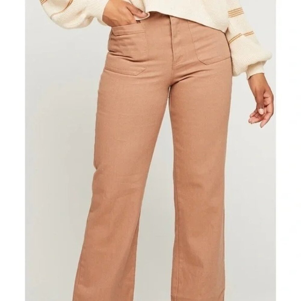 Gentle‎ Fawn Women's Fulton Brown High-Waisted Pants Size 2